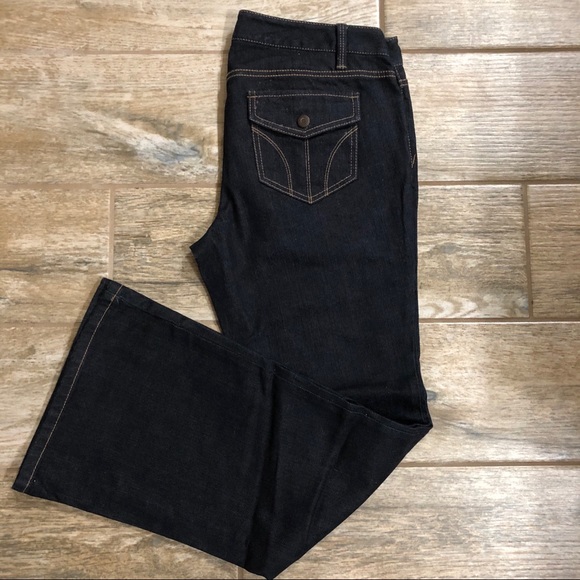 Ann Taylor Loft Dark Denim Jeans. New with Tags - Picture 3 of 3